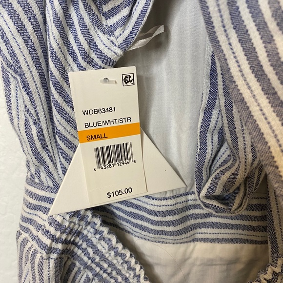 Lost + Wander Blue/White Striped Dress - Picture 4 of 8